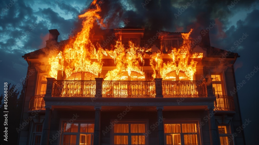 Flames Outside the House Flames Outside the House