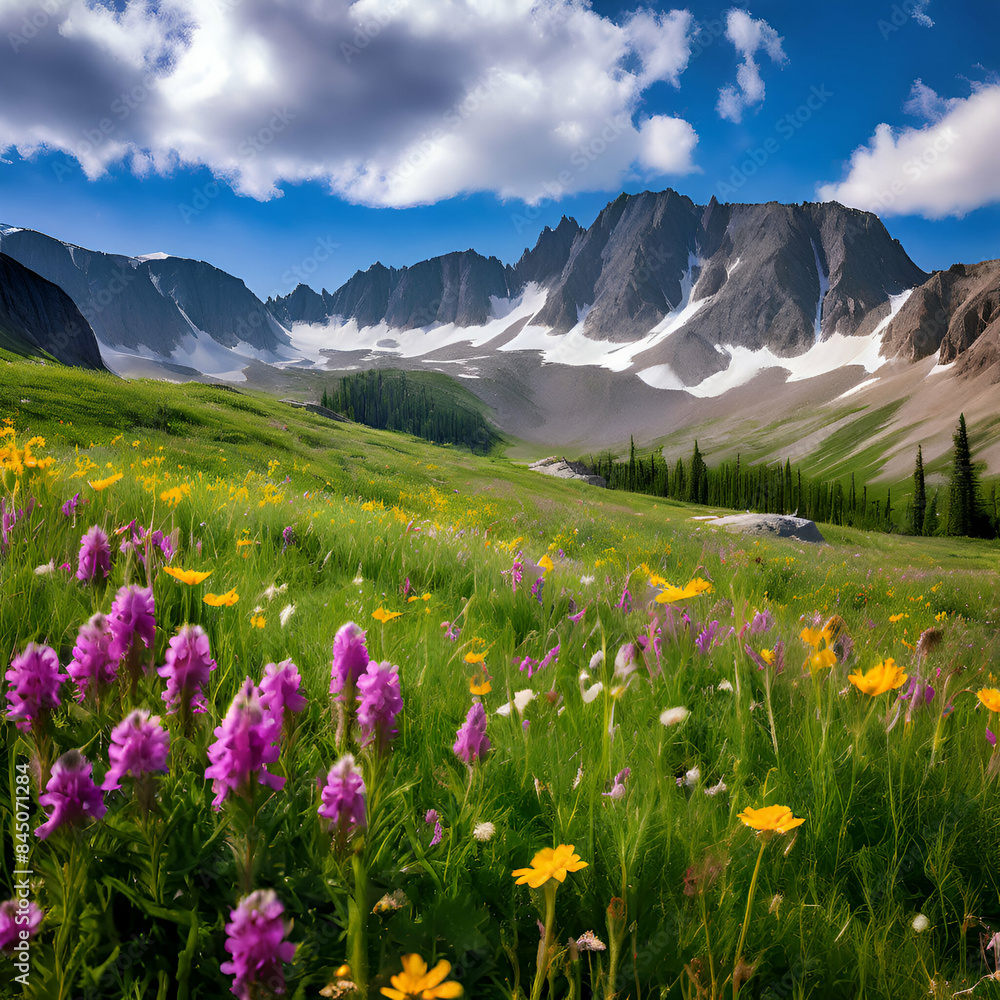 Fototapeta premium Alpine Meadow