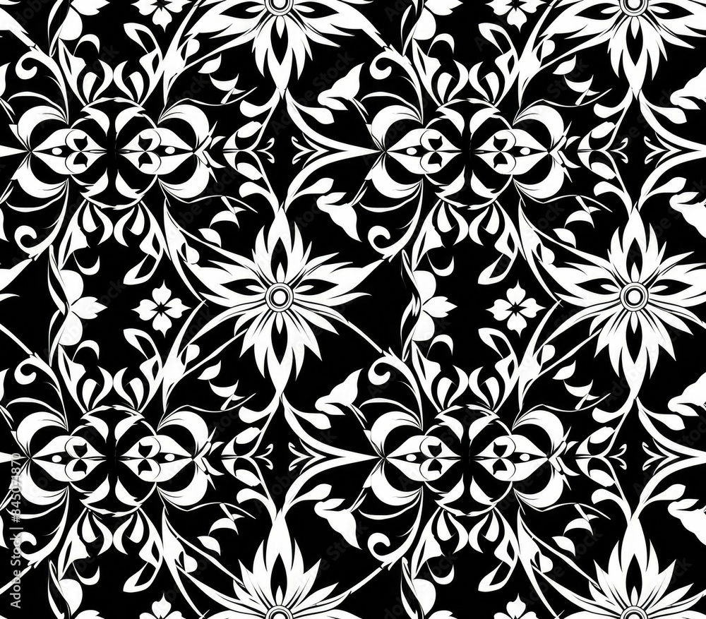 Elegant Monochrome Seamless Abstract Floral Pattern Texture Versatile Contemporary Background Suitable for Digital Wallpapers Packaging Designs Fabric Prints or Graphic Design Elements Elegant Monochrome Seamless Abstract Floral Pattern Texture Versatile Contemporary Background Suitable for Digital Wallpapers Packaging Designs Fabric Prints or Graphic Design Elements