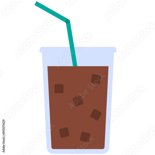 cup of ice coffee 
