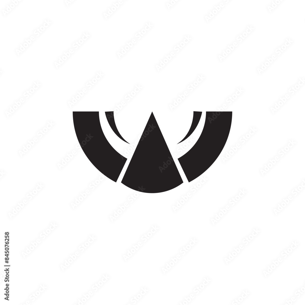 simple tiger logo design abstract icon. simple tiger logo design abstract icon.