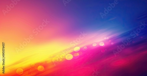 Purple orange pink sunset. Beautiful evening sky with clouds background for design.