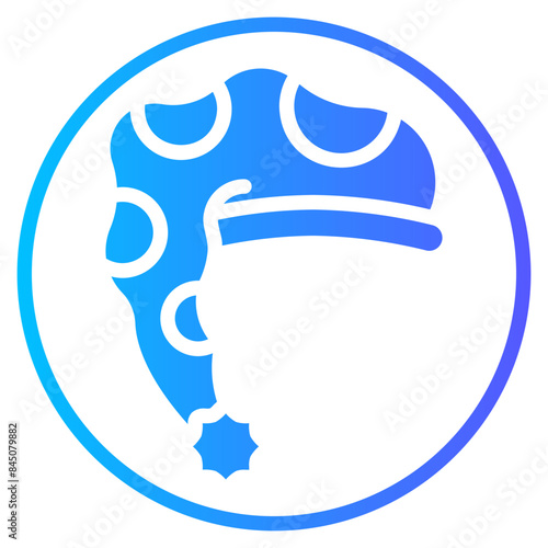 sleeping hat gradient icon