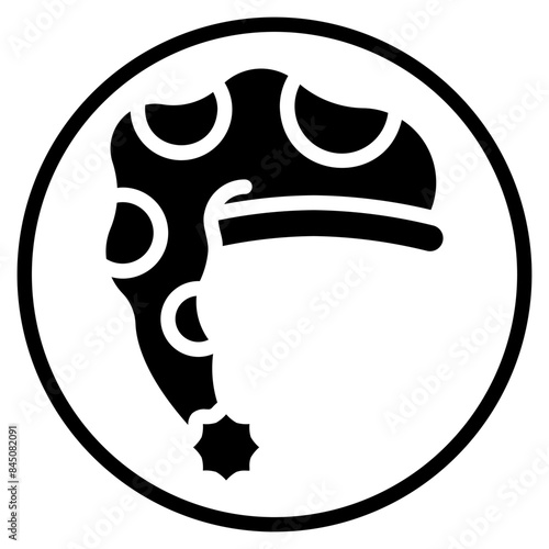 sleeping hat glyph icon