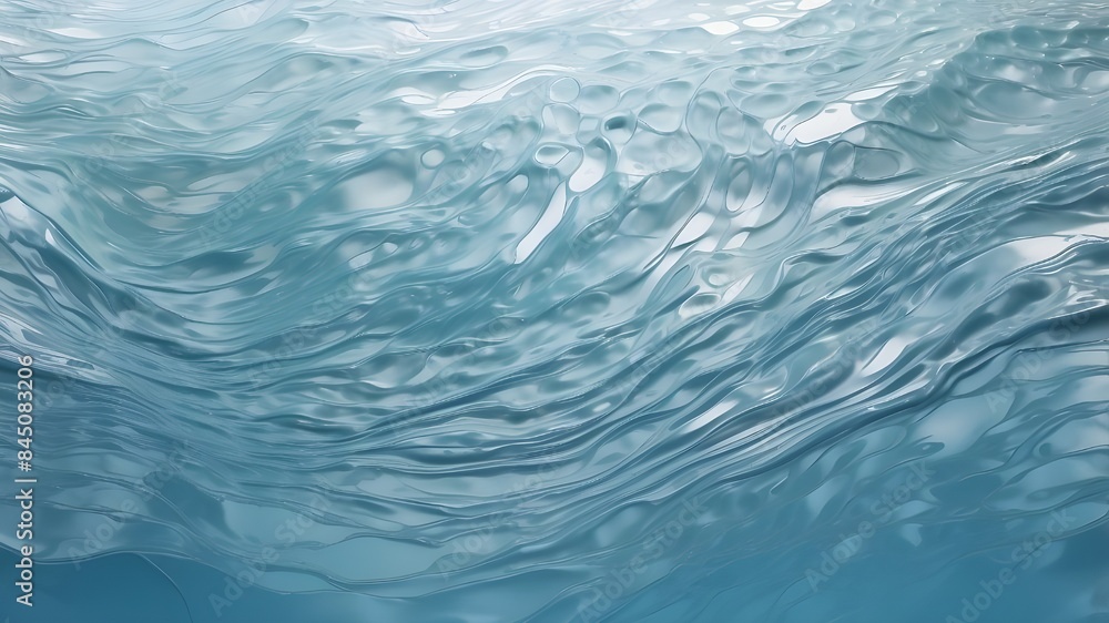 Wide banner of drinking water or ice frosty chilly aqua with text in pure transparent flowing ripples and splashes as a poster effect design Wide banner of drinking water or ice frosty chilly aqua with text in pure transparent flowing ripples and splashes as a poster effect design