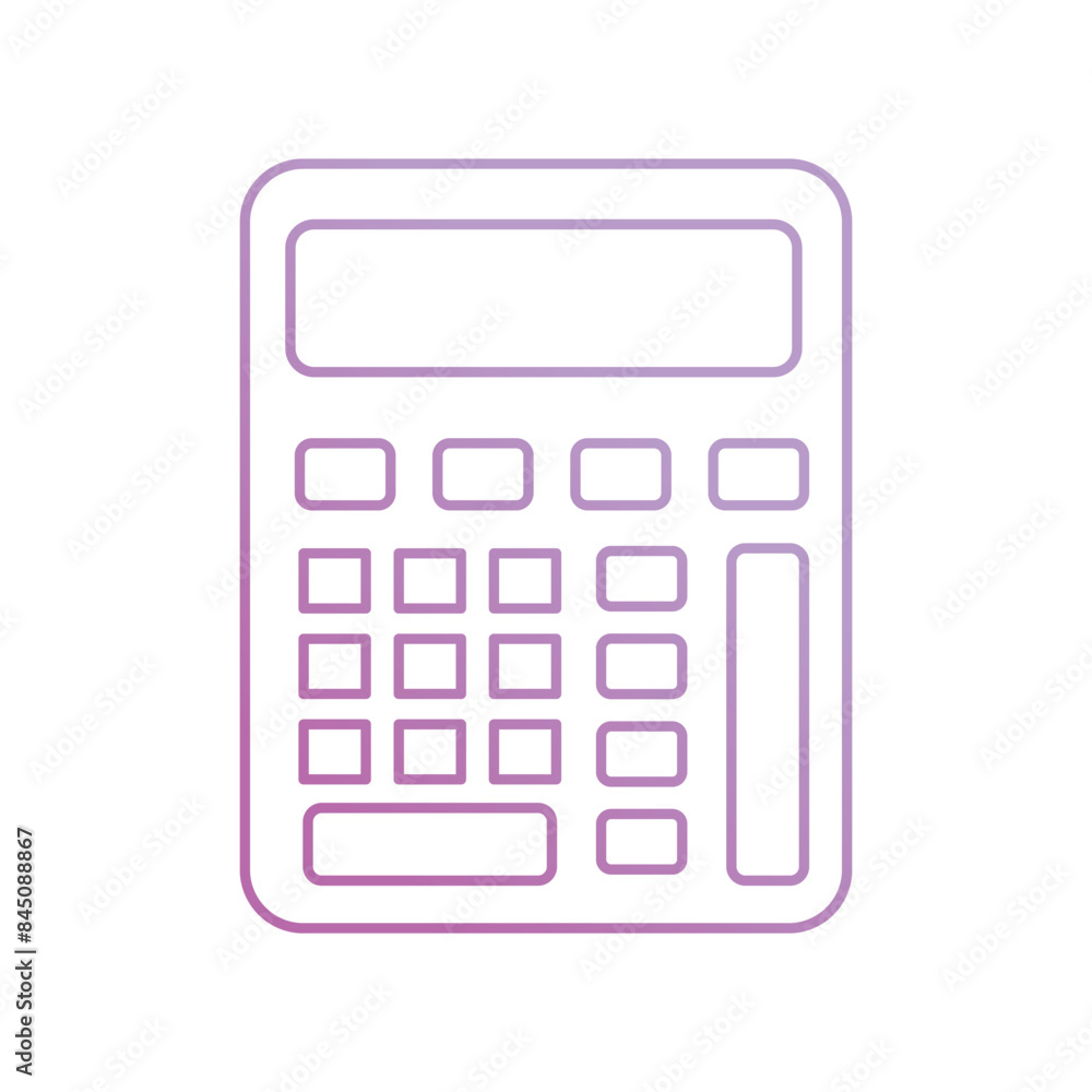 calculator icon with white background vector stock illustration calculator icon with white background vector stock illustration