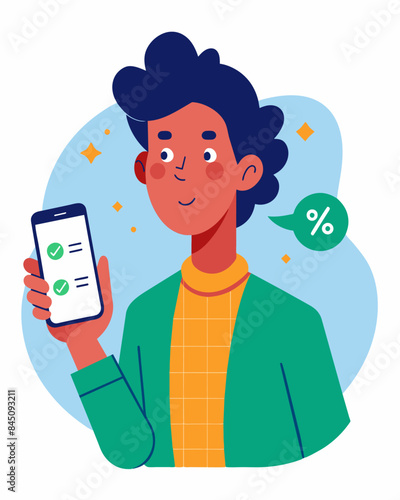 Switching to a more affordable phone plan can save you money on your monthly bill.. Vector illustration