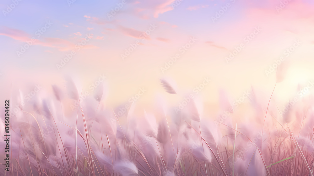 Fototapeta premium Soft and fluffy grass