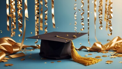Graduation ceremony for male and female university, secondary and college students