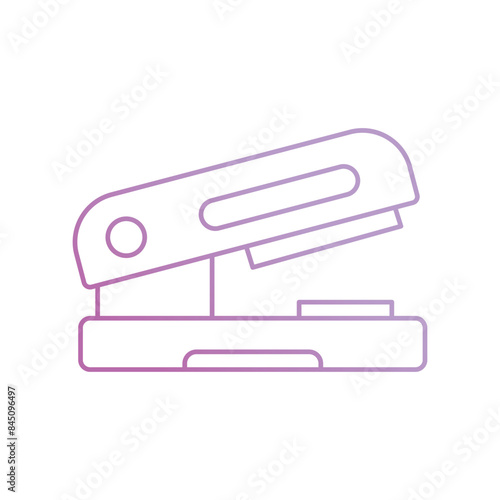 stapler icon with white background vector stock illustration