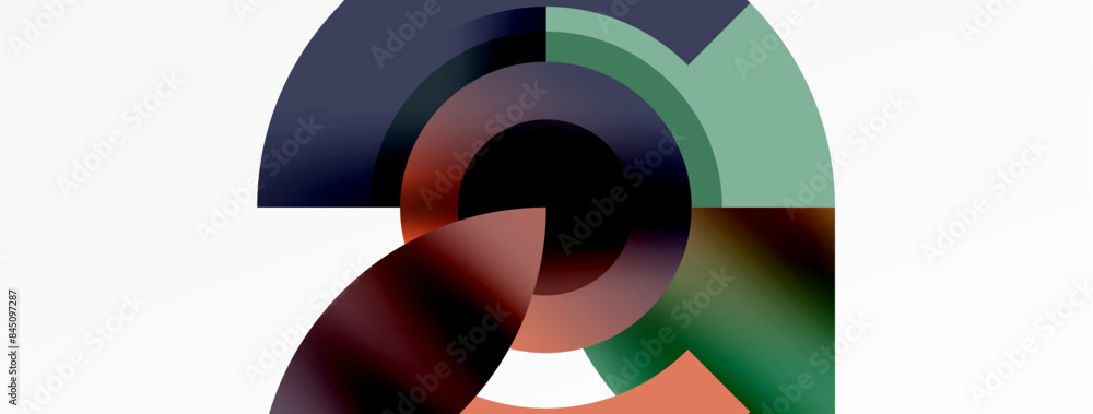 Trendy simple circle abstract background. Vector Illustration For Wallpaper, Banner, Background, Card, Book Illustration, landing page Trendy simple circle abstract background. Vector Illustration For Wallpaper, Banner, Background, Card, Book Illustration, landing page