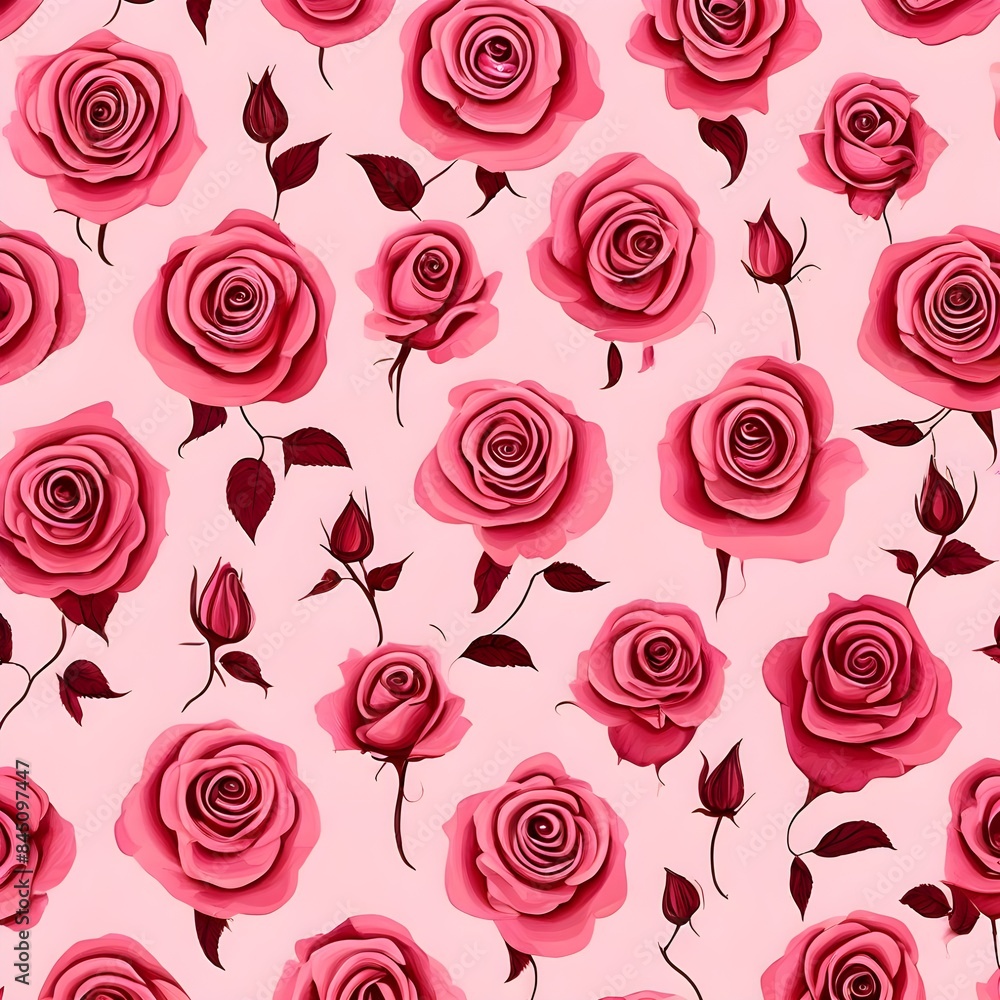 pink roses pattern on a pink background pink roses pattern on a pink background
