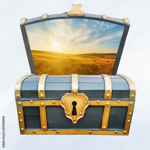 wooden treasure chest