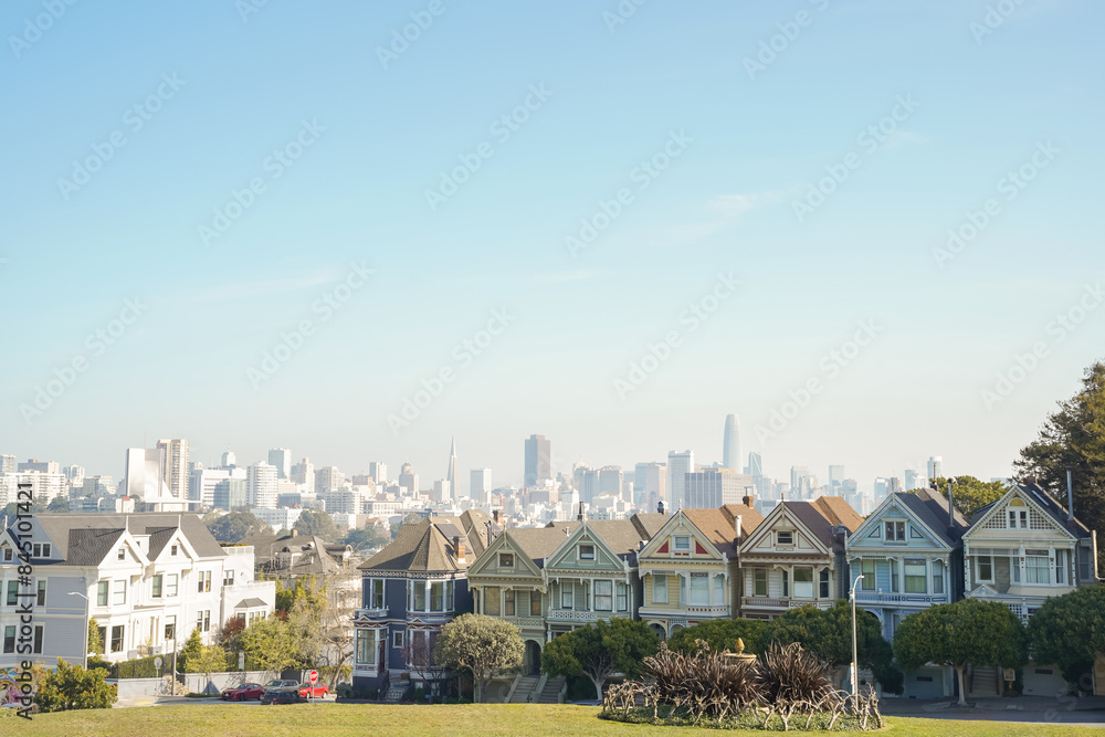 The Painted Ladies, San Francisco, California The Painted Ladies, San Francisco, California
