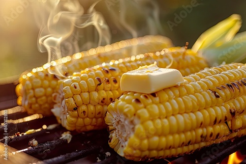 Grilled Corn on the Cob with Butter photo