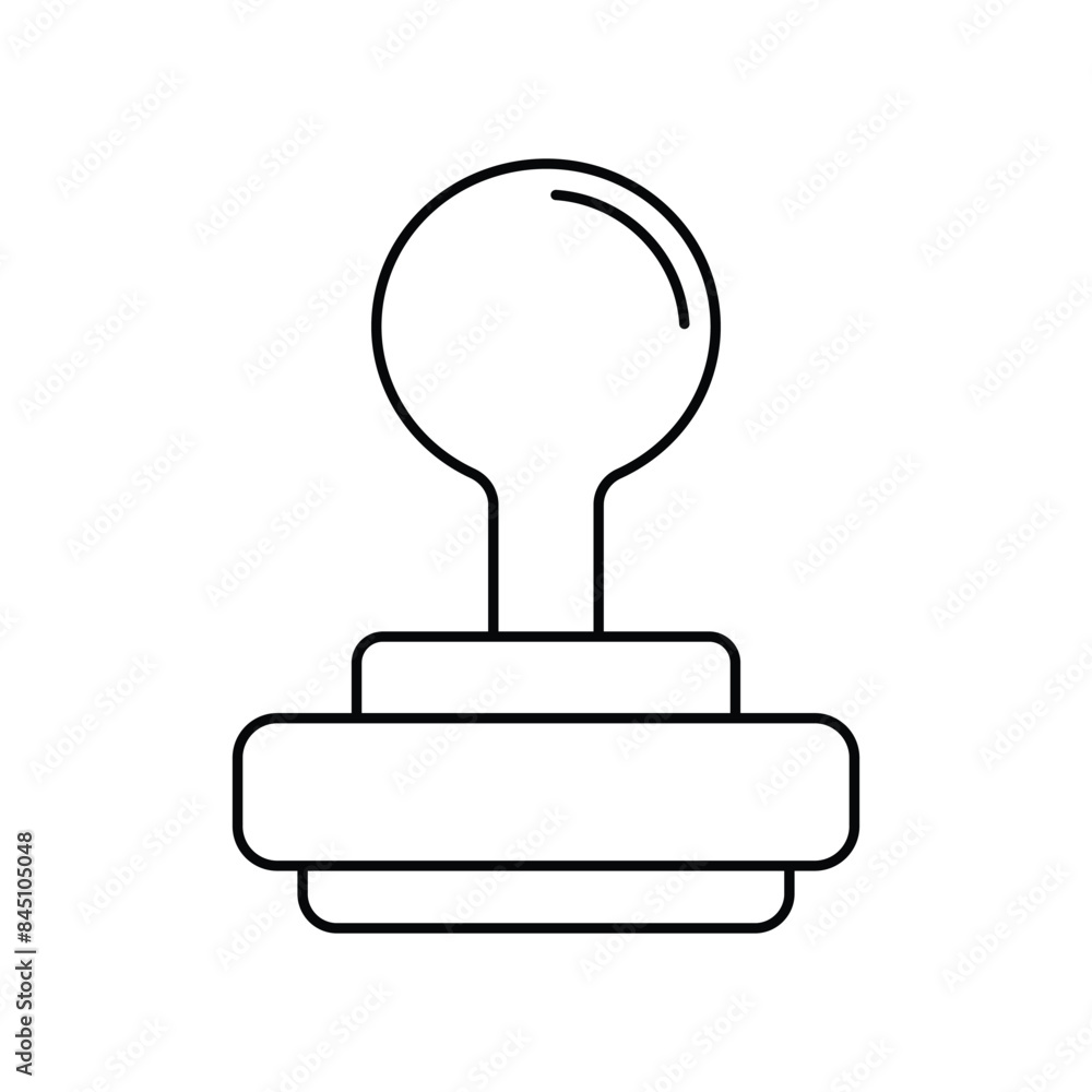 stamp icon with white background vector stock illustration stamp icon with white background vector stock illustration