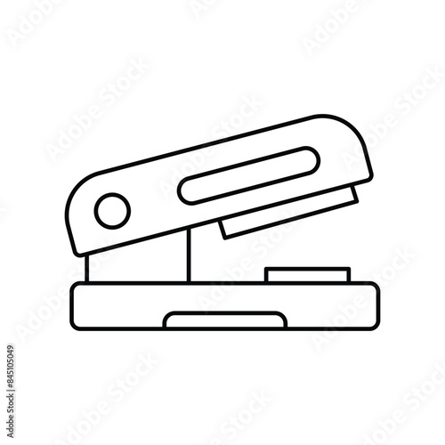 stapler icon with white background vector stock illustration