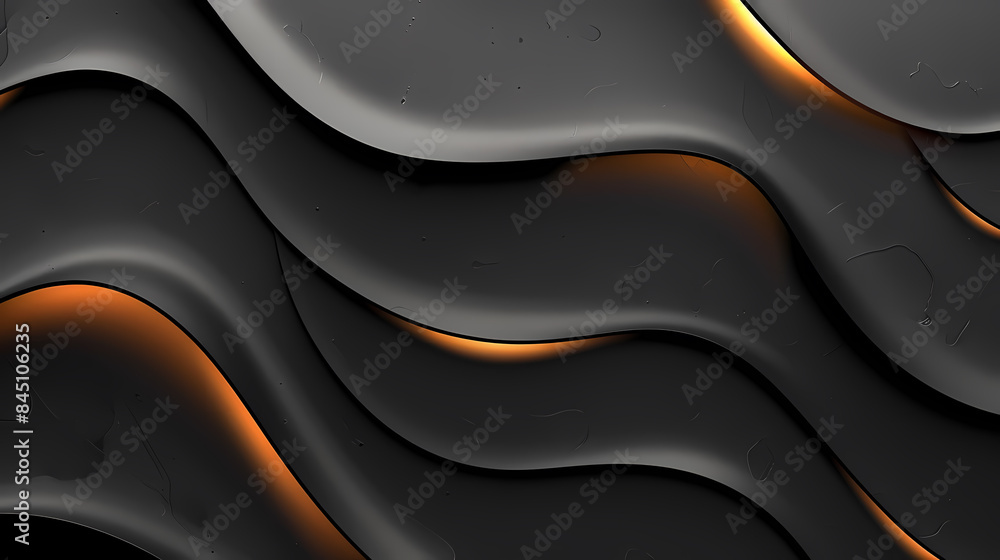 Abstract black and gold waves creating a smooth and flowing design perfect for modern backgrounds. Abstract black and gold waves creating a smooth and flowing design perfect for modern backgrounds.
