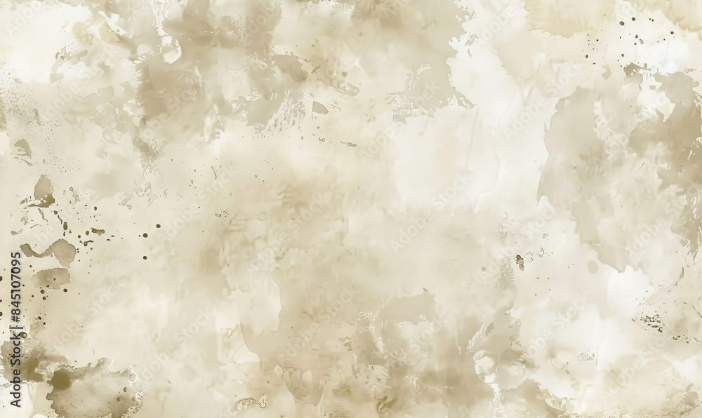 Abstract beige watercolor background with irregular splashes and stains creating a vintage design Abstract beige watercolor background with irregular splashes and stains creating a vintage design