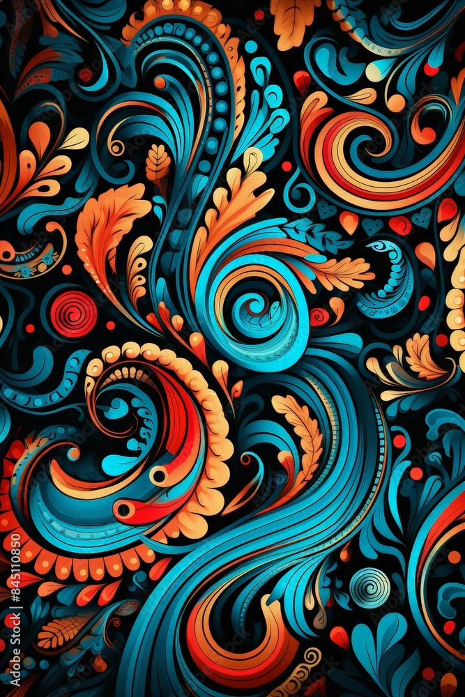 Dynamic Ethnic Patterns Infusing Backgrounds with Energy and Culture Dynamic Ethnic Patterns Infusing Backgrounds with Energy and Culture