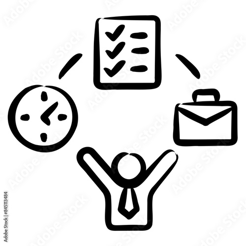 Flexible Work Arrangements Icon
