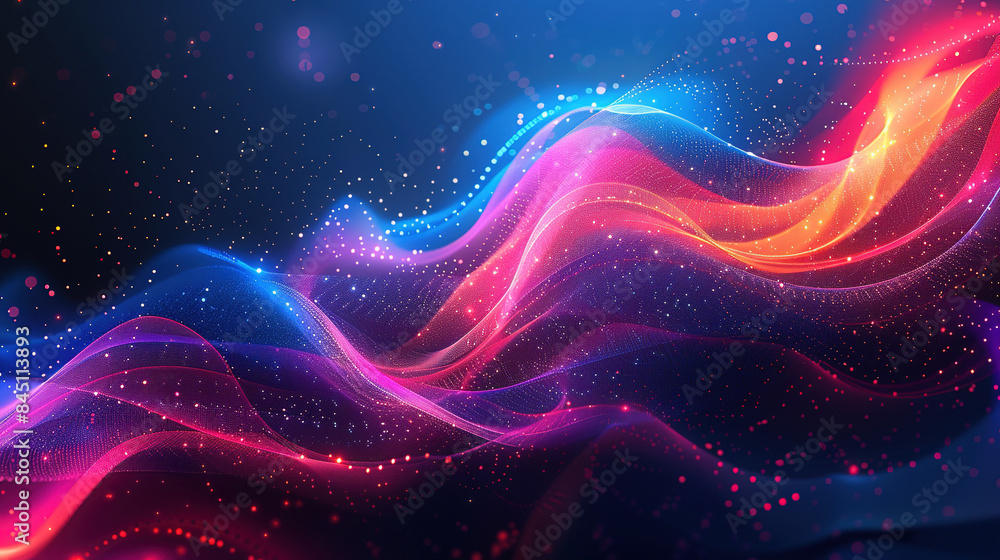 Abstract blue and pink gradient background. Beautiful abstract wave technology background. Gradient of color and curved line vector illustration design for presentation. Design modern. Futuristic Abstract blue and pink gradient background. Beautiful abstract wave technology background. Gradient of color and curved line vector illustration design for presentation. Design modern. Futuristic