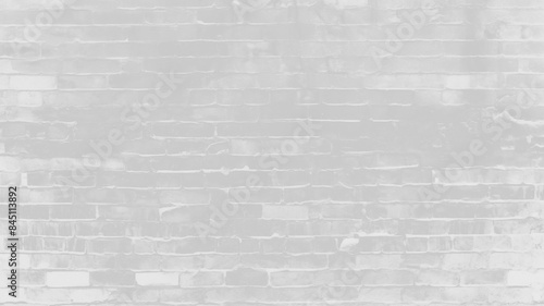 Transparent White brick wall