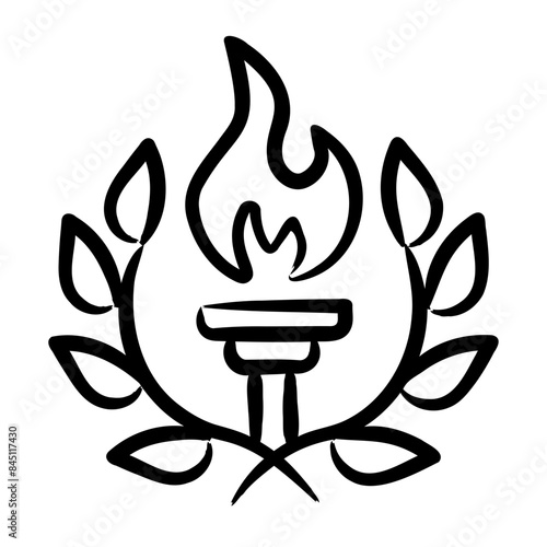 Olympics Flame Icon