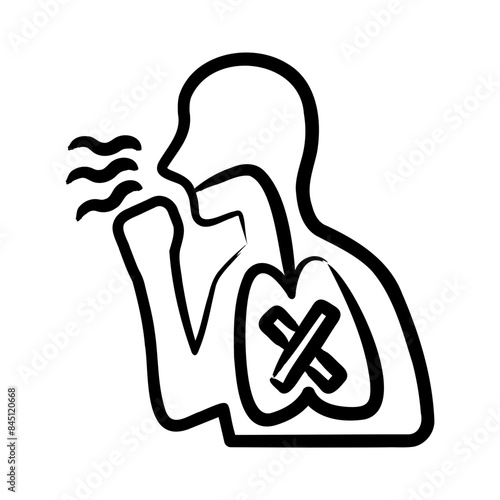 Lung Irritant Icon