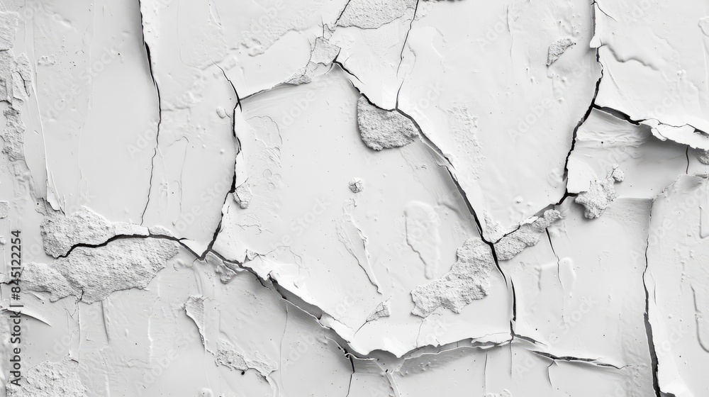Obraz premium Rough White Concrete Wall Texture