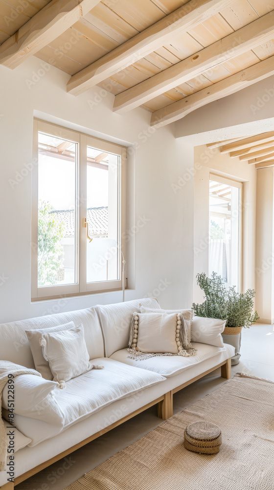 Minimalist interior design composition with minimal furniture and copyspace for text. Home decor concept image. Minimalist interior design composition with minimal furniture and copyspace for text. Home decor concept image.