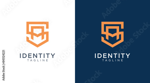 Modern letter SA, strong monogram letter sa logo design, as logo vector