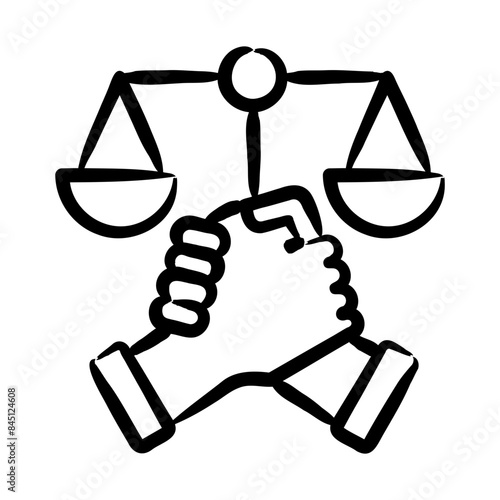 Conflict Resolution Strategies Icon