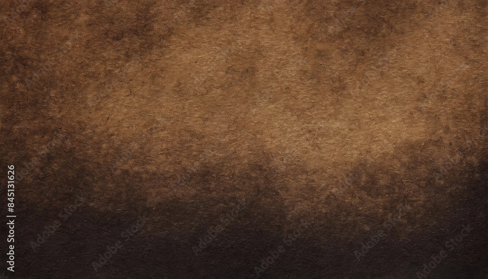 Handmade paper with a aged, rough, grainy, distressed texture in earthy brown tones with visible fibers, art rustic backgrounds.