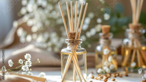 bottles of perfume on the table