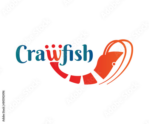 Crawfish logo icon design template elements. Usable for Branding and Business Logos.
