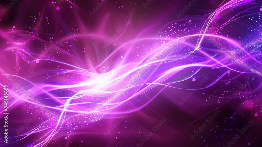 Fototapeta premium Abstract purple light effect background