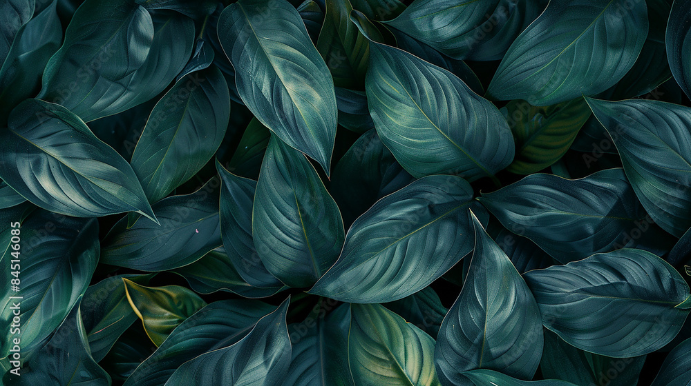abstract dark green leaves abstract dark green leaves
