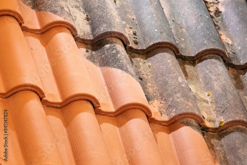 high pressure water cleaner tile after and before industrial home roof cleaning house top