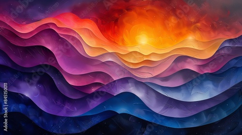 Illuminated Mystique: Surreal Luminous Abstract Form in Dusk Landscape with Vibrant Ethereal Colors and Detailed Intricacies