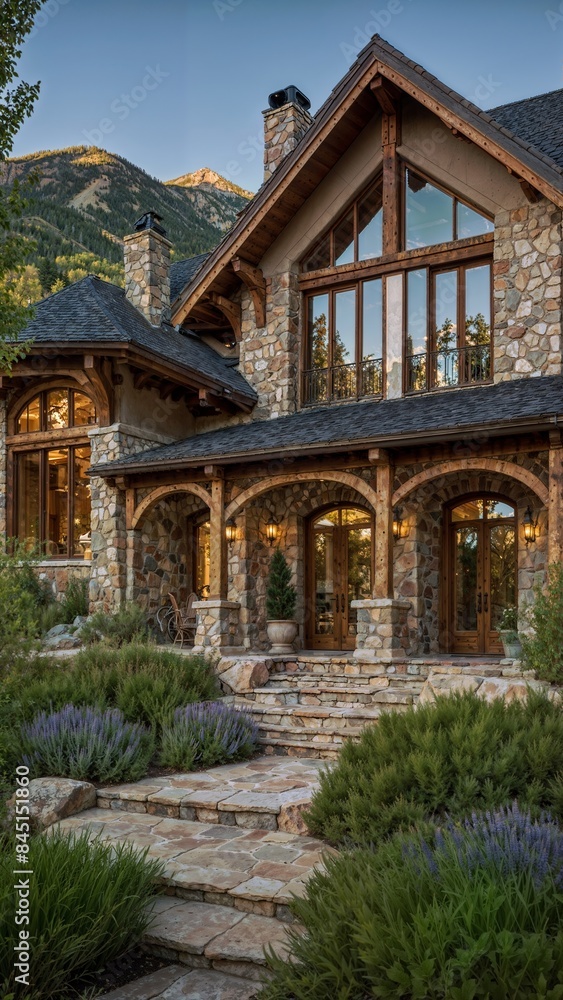 A very luxurious mansion with modern and classic styles in Aspen, Colorado A very luxurious mansion with modern and classic styles in Aspen, Colorado