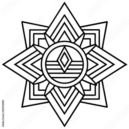 Abstract star design vibrant colour - Vector design and illustration - Digital vector - Latest vector - Premium Victor