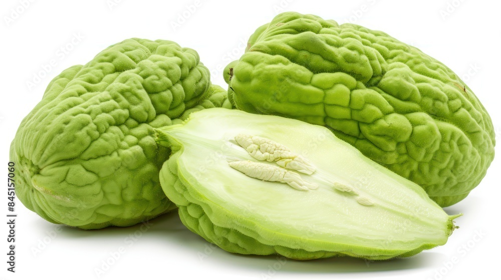 Obraz premium Chayote isolated white background 