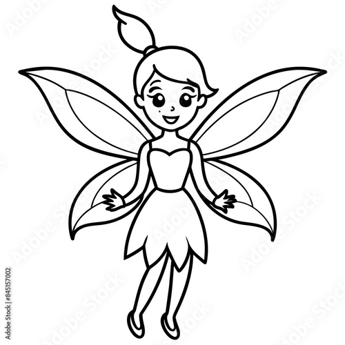 Angel with wings hand drawn stylish style - Vector design and illustration - Digital vector - Latest vector - Premium Victor