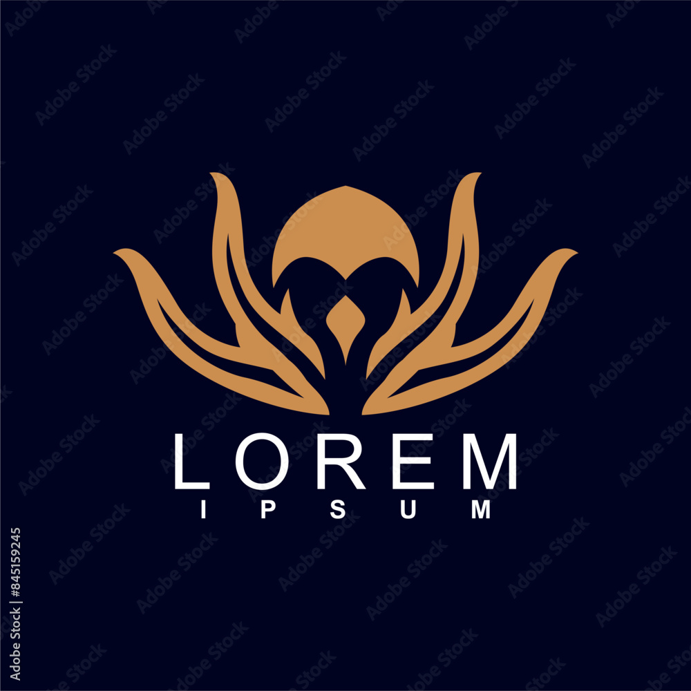 Obraz premium abstract logo design. unique and characterful, geometric abstract logo