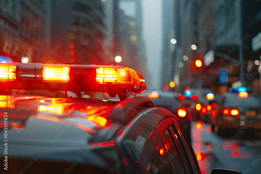 flashing lights on the roof of ambulance car driving in the city flashing lights on the roof of ambulance car driving in the city