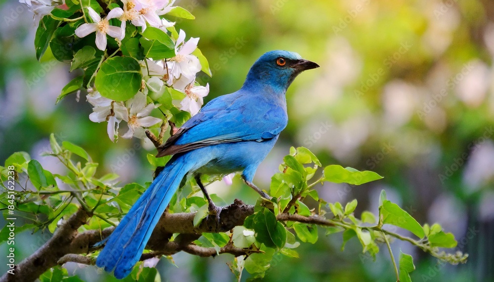 Obraz premium blue bird on the branch