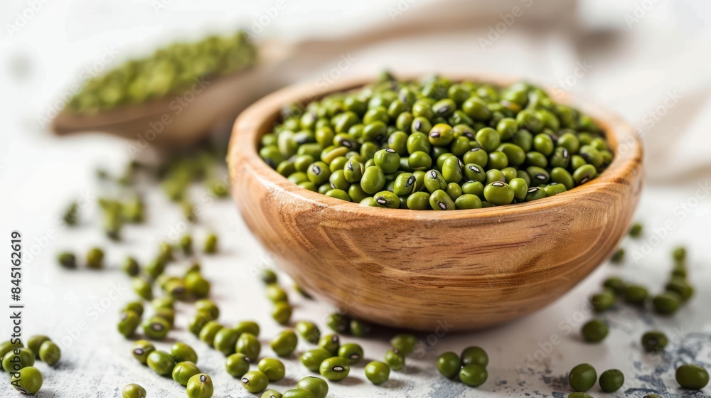 Mung bean isolated white background Mung bean isolated white background