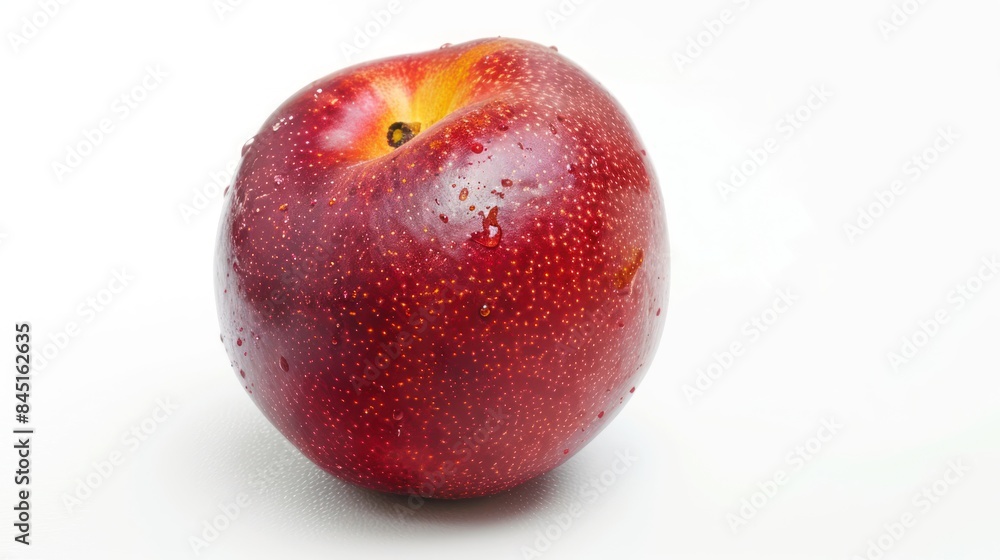 Nectarine isolated white background Nectarine isolated white background