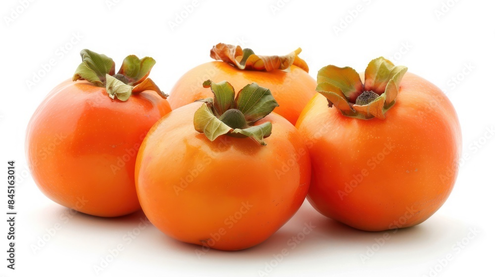Persimmon isolated white background Persimmon isolated white background